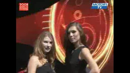 Повечето красиви момичета в Paris Motor Show 2008