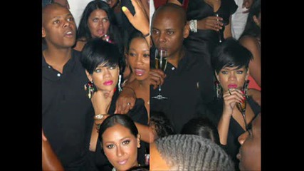 Rihannas new man and Breezy parties with Teyana