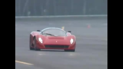 Ferrari P4 Тестове и разходка из Париш 