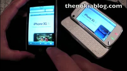 iphone 3gs vs Nokia N97 Web Browsing
