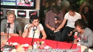One Direction - Говорят за момичета пред радио Nrj - Франция
