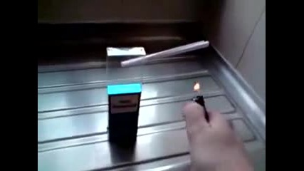 Готин трик с кутия от цигари