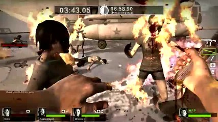 Left 4 Dead 2 Survival mode The Bridge Gold Medal