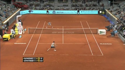 Dimitrov's Hot Shot Winner Against Djokovic