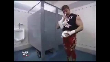 Eddie and Big Show in the Bathroom 