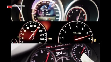 От 0 до 250: Audi Rs6 vs Bmw M5 vs Mercedes E63 S