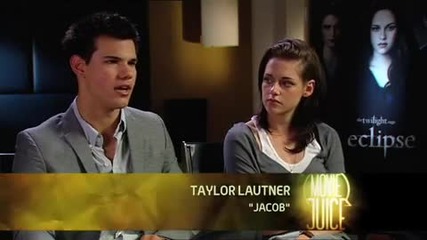 New Kristen Stewart and Taylor Lautner interview