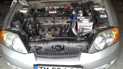 hyundai_coupe_2.0_custom turbo kit install demonstretion