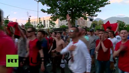 Albania: Hundreds march to Macedonian embassy in Tirana in solidarity with Kumanovo