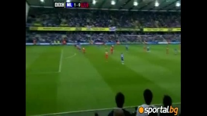 Милоу - Хъдърсфийлд 2 - 0 - Видео Англия - Европейски футбол 
