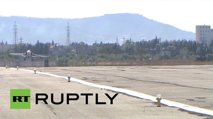 Syria: Russian Sukhoi jets set off to target militant positions from Hmeymim