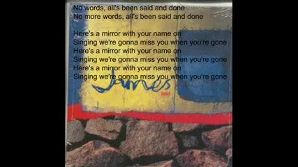 James - Were Going To Miss You