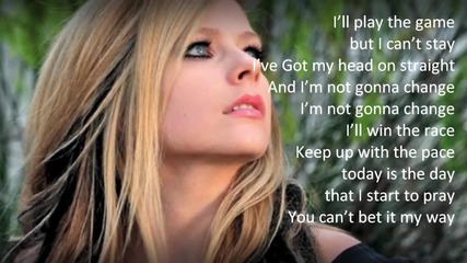 Avril Lavigne - alice [ With Lyrics ]