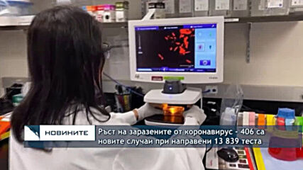Ръст на заразените от коронавирус - 406 са новите случаи при направени 13 839 теста