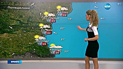Прогноза за времето (02.10.2016 - централна емисия)