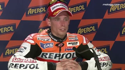 Casey Stoner interview after the Misano Gp