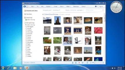 Organizing your photos with Windows Live Photo Gallery (windows 7)