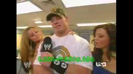 Cena Tests His Luck With 2005 Divas