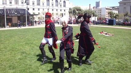 D.gray Man performing Snsd oh!