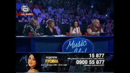 Music Idol 3 - Русина - In My Life - Първото изпълнение на Русина Катърджиева за вечерта
