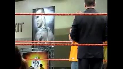 John Cena at Wwe Axxess 2010 Part 1 