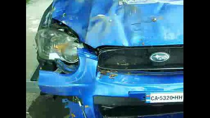 Boris Grigorov - Subaru Impreza - Sled incidenta - Rali Vida 2009.avi