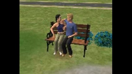 Sims 2 Целуване На Пейка