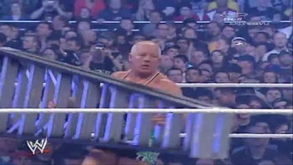 Edge Spears Everyone In The Money In The Bank - Hd Wrestlemania 23