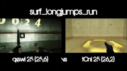 qewi vs toni on surf longjumps run