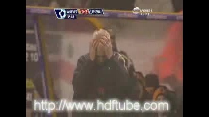 Уулвърхямптън 1 - 4 Арсенал/07.11.2009/ [][][] Wolverhampton 1 - 4 Arsenal /07.11.2009/