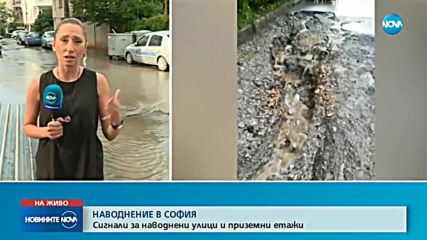 От "Моята новина": Порои и гръмотевични бури в Западна България