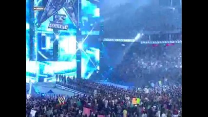 John Cena излизането на Wrestlemania 25