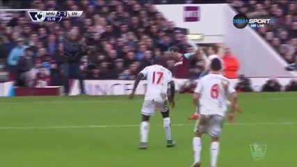 Уест Хем - Ливърпул 2:0, Висша лига, 20-и кръг