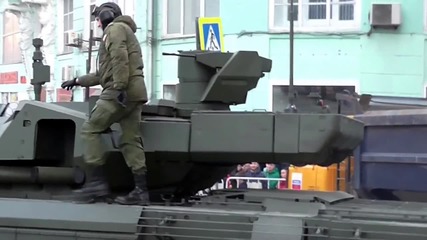 Русия показа си танк "армата"