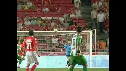 31/08/2009 Benfica - Vitoria Setubal 8 - 1 Goal na Helder Barbosa