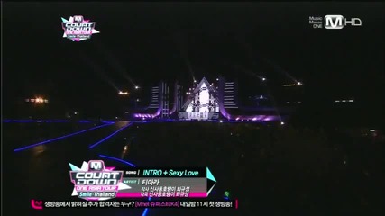 T-ara - Intro + Sexy Love @ M!countdown Smile - Thailand (11.10.2012)