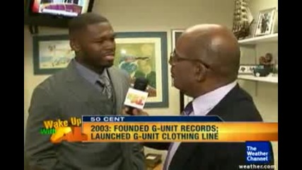 50 Cent On The Weather Channel! Says Rampage Jackson Might Have Got The Role For Mr. T