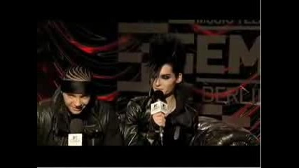 Tokio Hotel Teaches Pete Wentz German (05.11.2009) 