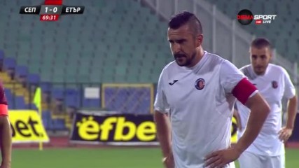Етър изравни от дузпа