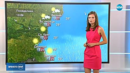 Прогноза за времето (09.09.2018 - централна емисия)