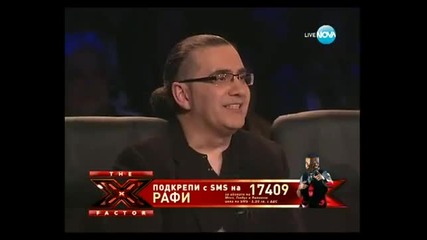Halloween X factor Bulgaria - Рафи 01.11.2011