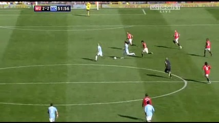 Manchester United - Manchester City 2:2 - Гола на Крейг Белами