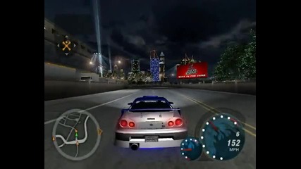 Nissan Skylines stock engine Need For Speed Underground 2 