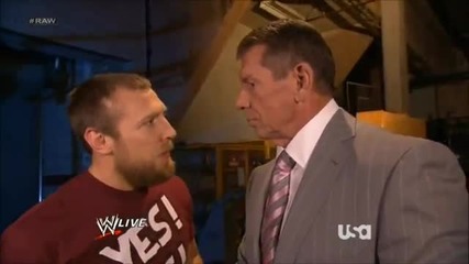 Daniel Bryan & Vince Mcmahon Segment - Wwe Raw 6/11/12