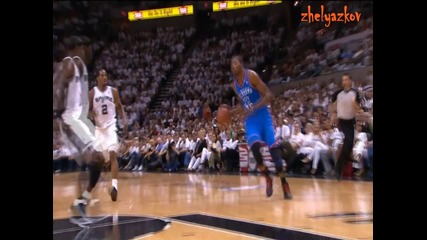 Космическа забивка на Kevin Durant Nba