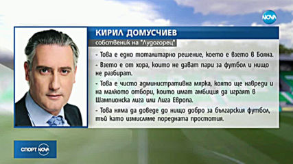 Кирил Домусчиев: Некомпетентни хора искат окончателно да убият футбола в България