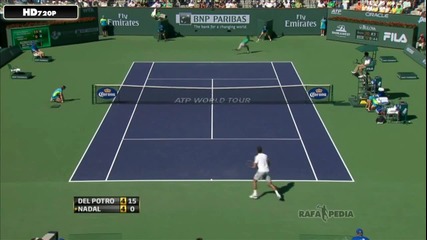 Nadal vs Del Potro - Indian Wells 2013 - Part 1!