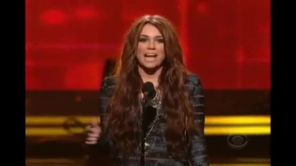 Miley Cyrus @ 2010 Grammys