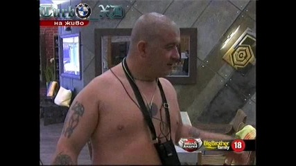 Веско и Давид приказват за анален секс - Big Brother Family [19.04.2010]