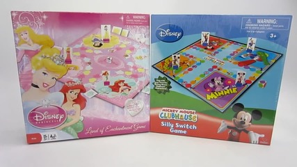 Cardinal Disney Mickey Mouse Clubhouse & Disney Princess Board Games